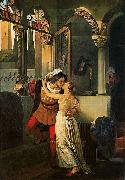 Francesco Hayez Romeo und Julia oil painting on canvas